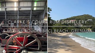 Clarke’s Court Rum Distillery Tour \u0026 Morne Rouge Beach, Grenada 🇬🇩[4K]