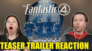 The Fantastic Four: First Steps Official Teaser Trailer | Reaction \u0026 Review | Marvel | Pedro Pascal