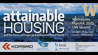 2020 Urban Studies Forum: Attainable Housing