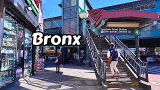 New York City Walk Bronx Virtual Tour Fordham Road Bronx NY
