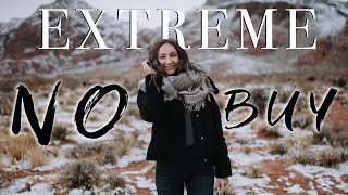 extreme no buy 2025 - tips and advice - done with consumerism