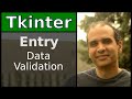 Tkinter - Entry - Validation