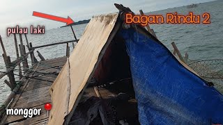 Camp fishing di tengah laut //bagan monggor tanjung kait