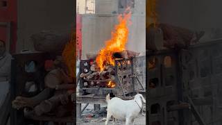 Burning dead body in kashi 😱 #kumbhmela #varanasi #coimbatoremapla