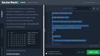 HackerRank Interview Prep Kit - Problem 8: Minimum Swaps 2
