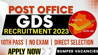 India Post Office GDS Recruitment 2023 Online Form Apply