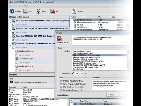 How To Use Active Killdisk 9 Windows And Linux Platforms Youtube