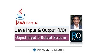 Java Part-47 | Object Input and Object Output Stream in Java (Gujarati)