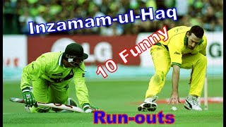 Inzamam-ul-Haq 10 Funny Runouts 😂😂😂