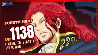 ONE PIECE 1138  - FOURTH HINT - I CAME TO START THE WAR