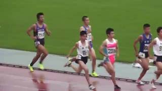 2016京都市中学校選手権　男子1500m決勝（ダイジェスト版）