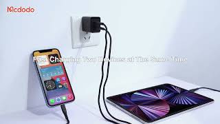 Mcdodo CH-249 Lithum Series 40W Dual Type C PD Fast Charger  (US Plug)