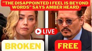 AMBER HEARD RELEASES STATEMENT AFTER LOSING LAW SUIT| Johnny Depp v Amber Heard