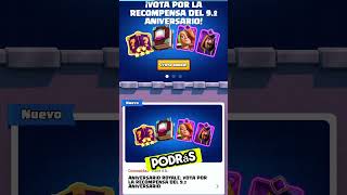 Recompensa del 9 aniversario de #clashroyale #supercellcreator