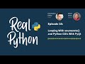 Looping With enumerate() and Python GUIs With PyQt | Real Python Podcast #38