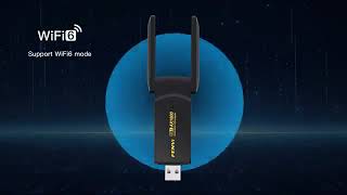 Adaptador WiFi 6 USB 3 0 Fenvi AX1800