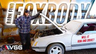 BARNFIND FoxBody Mustang Parked 23 YEARS! Will It RUN AND DRIVE Home?