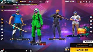 FINGI SER BOOT e USEI O NOVO TOP CRIMINAL VERDE NO FREE FIRE!