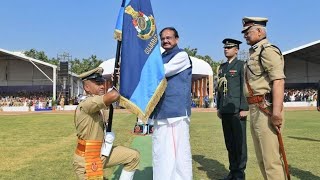 Gujarat Police honored with President's colours; a grand parade held at Karai Academy