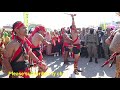 suku dayak tahan dibacok dalam acara pawai budaya batam