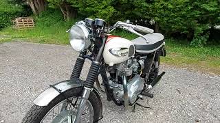 1966 TRIUMPH BONNEVILLE T120R WALK ROUND AND START UP