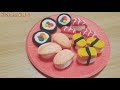 클레이로 김밥 초밥 만들기. 클레이로 음식만들기.