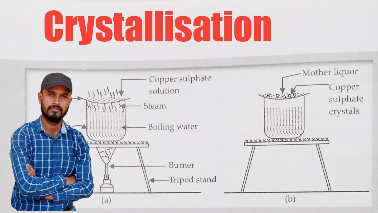 Crystallization Class 9 Chemistry Youtube