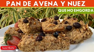 Cómo hacer PAN que NO engorda (Pan de Avena) SANO Y SIN HARINA | Cocina de Addy