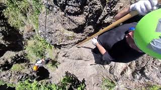 Salto del Pastor Canario and Abseiling route.