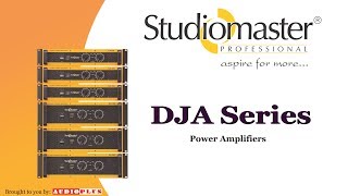 DJA Series Power Amplifiers by Studiomaster Professional