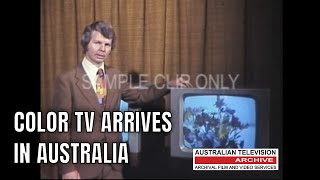 Color TV Test Transmissions ATV0 Melbourne (1974)