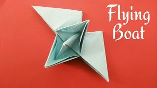 Flying Boat - DIY Origami Tutorial by Paper Folds - 681