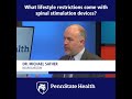 Spinal Stimulation Restrictions - Penn State Health 2G