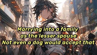 Marrying into a family as the lesser spouse? Not even a dog would accept that!