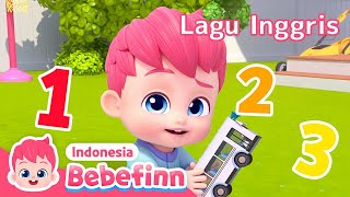 Lagu Angka | Satu, dua, tiga | Lagu Inggris \u0026 Indo | Lagu Anak | Bebefinn Bahasa Indonesia