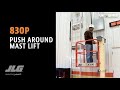 JLG Industries - 830P Push Around Lifts