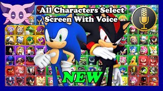 SFSB: *NEW* All Characters Select Screen With Voice