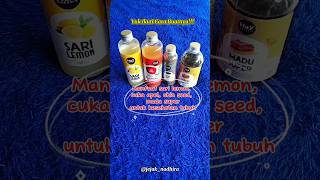 Minuman Cuka Apel, Sari Lemon, Chia Seed, Madu untuk Diet #cukaapel #diet #dietsehat #lifestyle