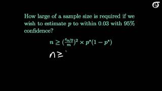 Confidence Intervals for a Proportion: Determining the Minimum Sample Size