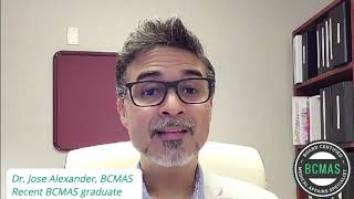 Dr. Jose Alexander discusses why he chose to become board certified in medical affairs (BCMAS).