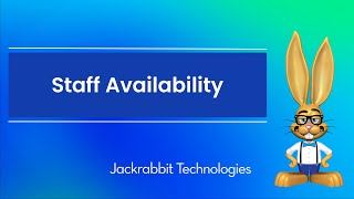 Staff Availability
