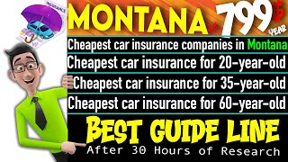 The Cheapest car insurance in Montana