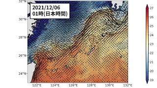 2021年12月14日までの黒潮「短期」予測 番外 沖縄鹿児島周辺