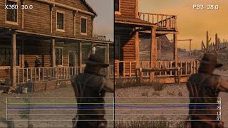 Red Dead Redemption: Xbox 360 vs PS3 Frame-Rate Test