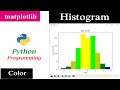 How To Change The Color Of Individual Bars In Histogram | Matplotlib | Python Tutorials