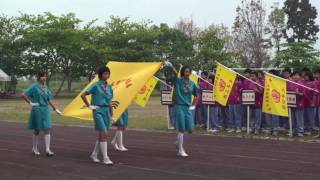 運動會會旗進場 南州國中運動會