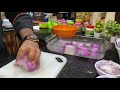 onion cutting skills onion shapes cutting skills chef food skill quick cutting recipe