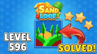 🏖️ Sand Loop Level 596 Walkthrough | Easy Solution & Gameplay 🧠