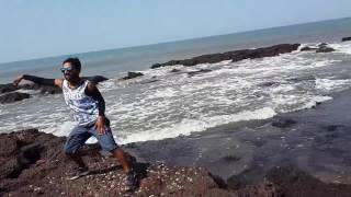 Zumba Dance  workout Anjana Beach Goa ....