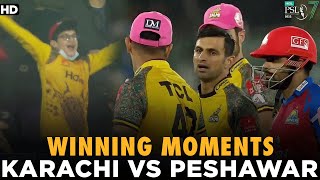 Winning Moments | Karachi Kings vs Peshawar Zalmi | Match 11 | HBL PSL 7 | ML2G